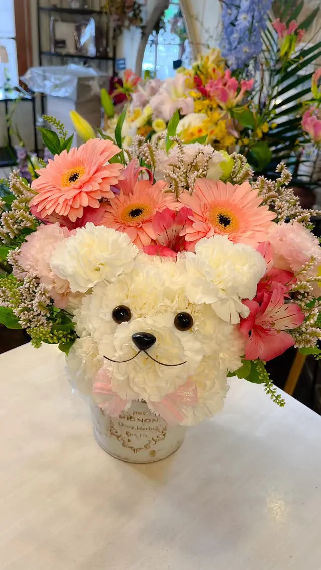お花でお作りした、
